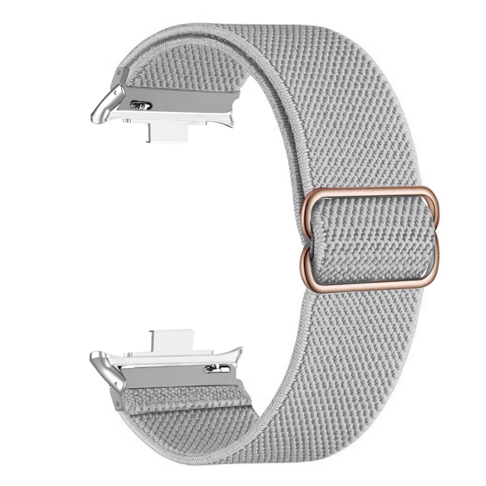 Elastic Nylon Strap For Redmi Watch 4 5 6 Replacement Women Men Solo Braided Watch Band Loop For Xiaomi Mi Band 8 Pro Bracelet
