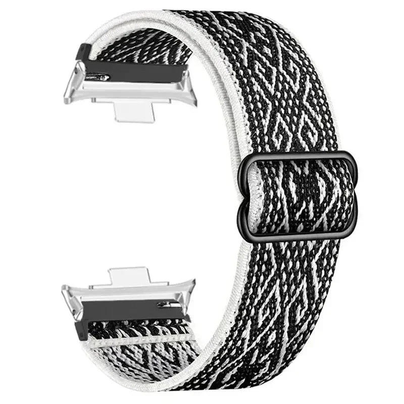Elastic Nylon Strap For Redmi Watch 4 5 6 Replacement Women Men Solo Braided Watch Band Loop For Xiaomi Mi Band 8 Pro Bracelet