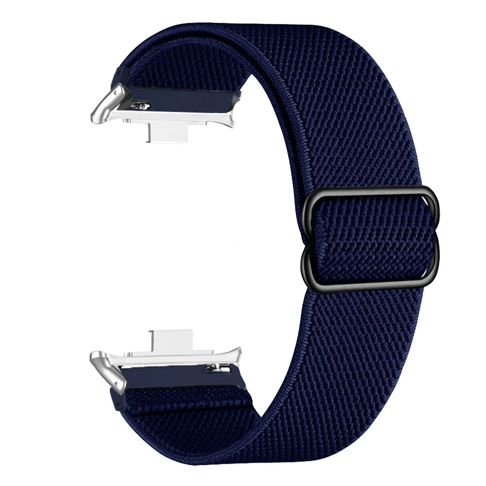 Elastic Nylon Strap For Redmi Watch 4 5 6 Replacement Women Men Solo Braided Watch Band Loop For Xiaomi Mi Band 8 Pro Bracelet