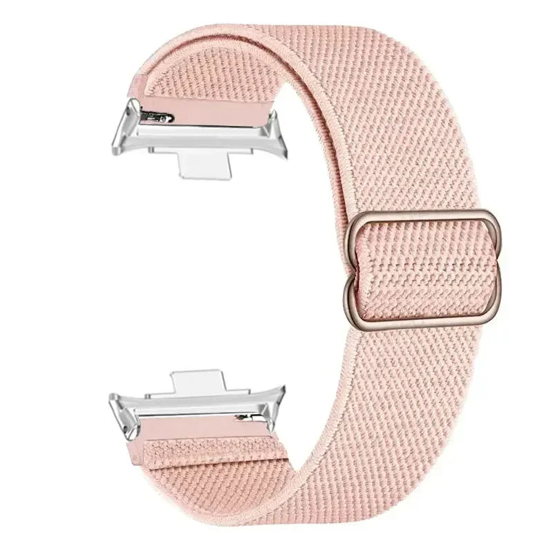 Elastic Nylon Strap For Redmi Watch 4 5 6 Replacement Women Men Solo Braided Watch Band Loop For Xiaomi Mi Band 8 Pro Bracelet