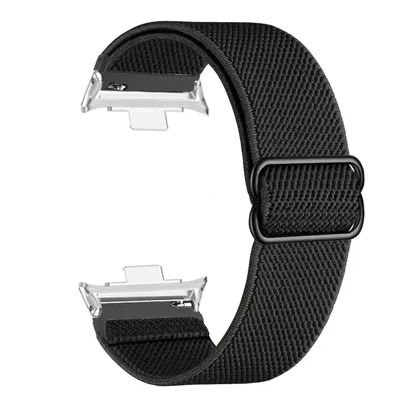 Elastic Nylon Strap For Redmi Watch 4 5 6 Replacement Women Men Solo Braided Watch Band Loop For Xiaomi Mi Band 8 Pro Bracelet
