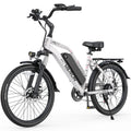 Varun C24-3 Adult City Electric Bike, 24" Tire, 48V 7.8Ah, 750W Peak Power, 20MPH Electric Road Bicycle