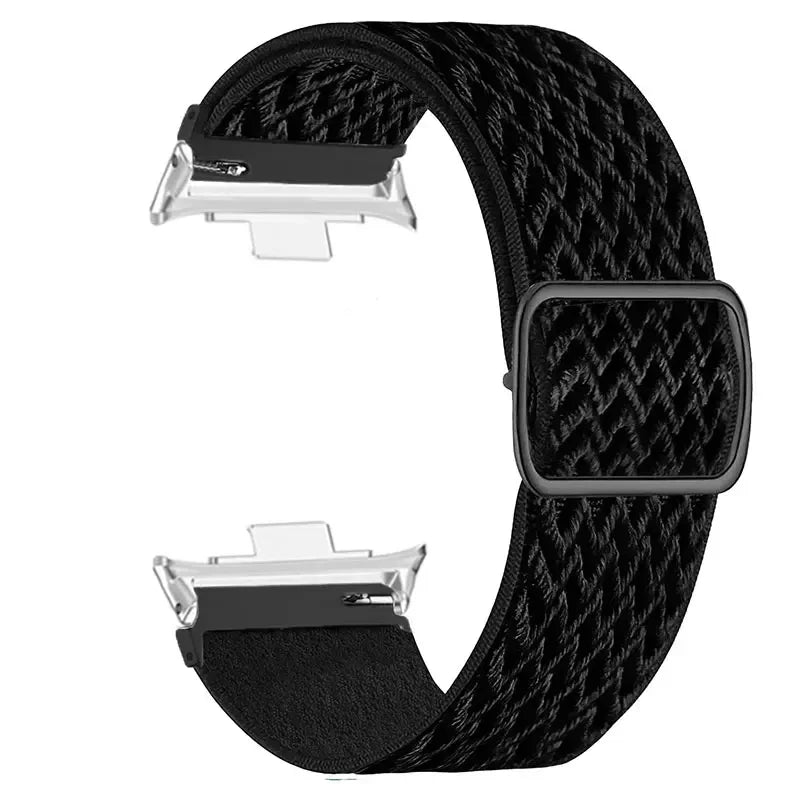 Elastic Nylon Strap For Redmi Watch 4 5 6 Replacement Women Men Solo Braided Watch Band Loop For Xiaomi Mi Band 8 Pro Bracelet