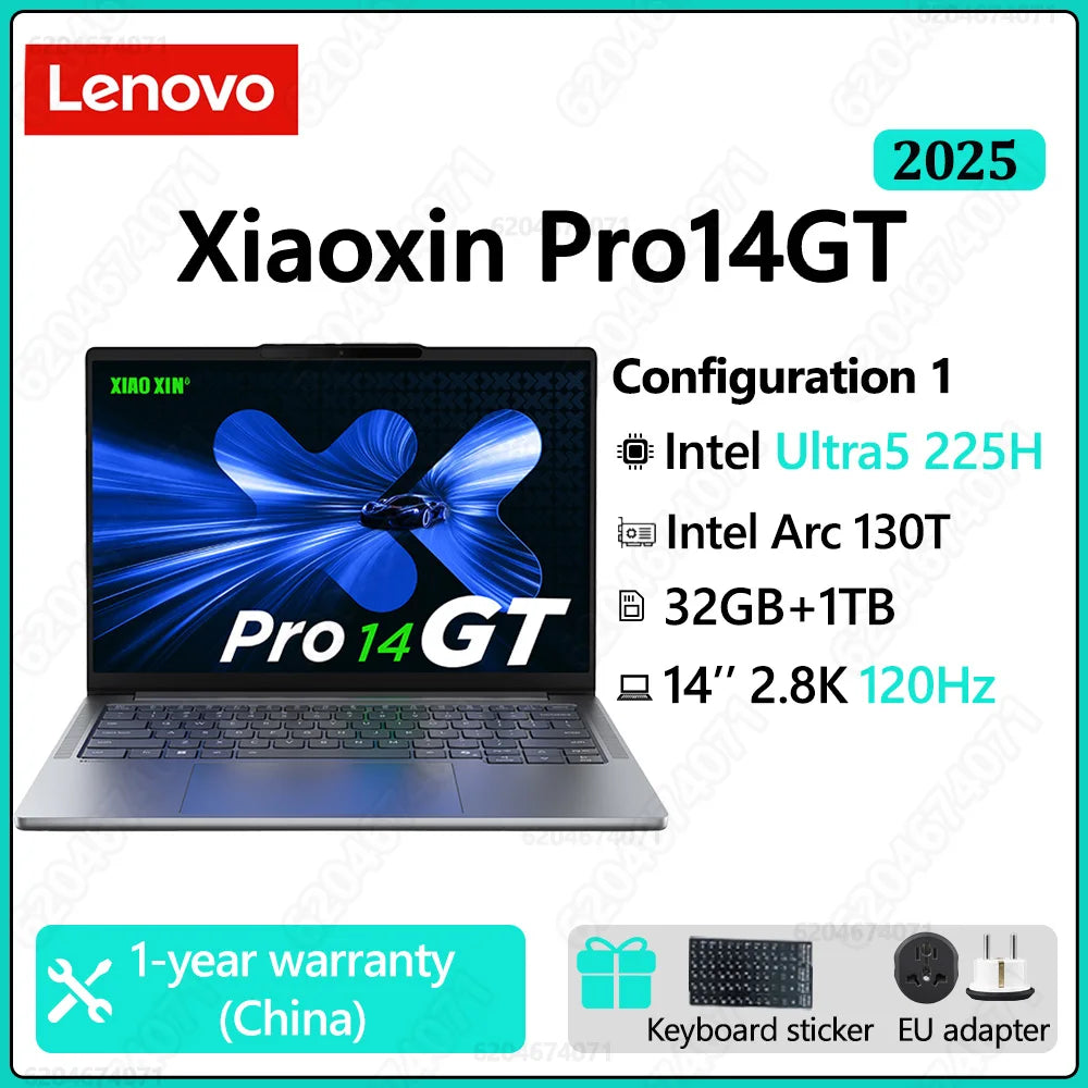 Lenovo Xiaoxin Pro14 GT U5 338H /Ultra X7 358H 32GB 1TB 14‘’ 2.8K 120Hz