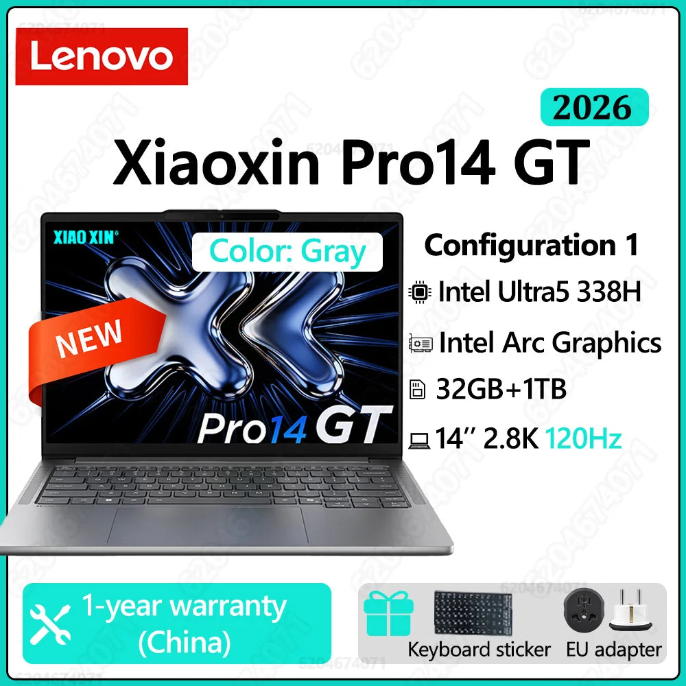 Lenovo Xiaoxin Pro14 GT U5 338H /Ultra X7 358H 32GB 1TB 14‘’ 2.8K 120Hz