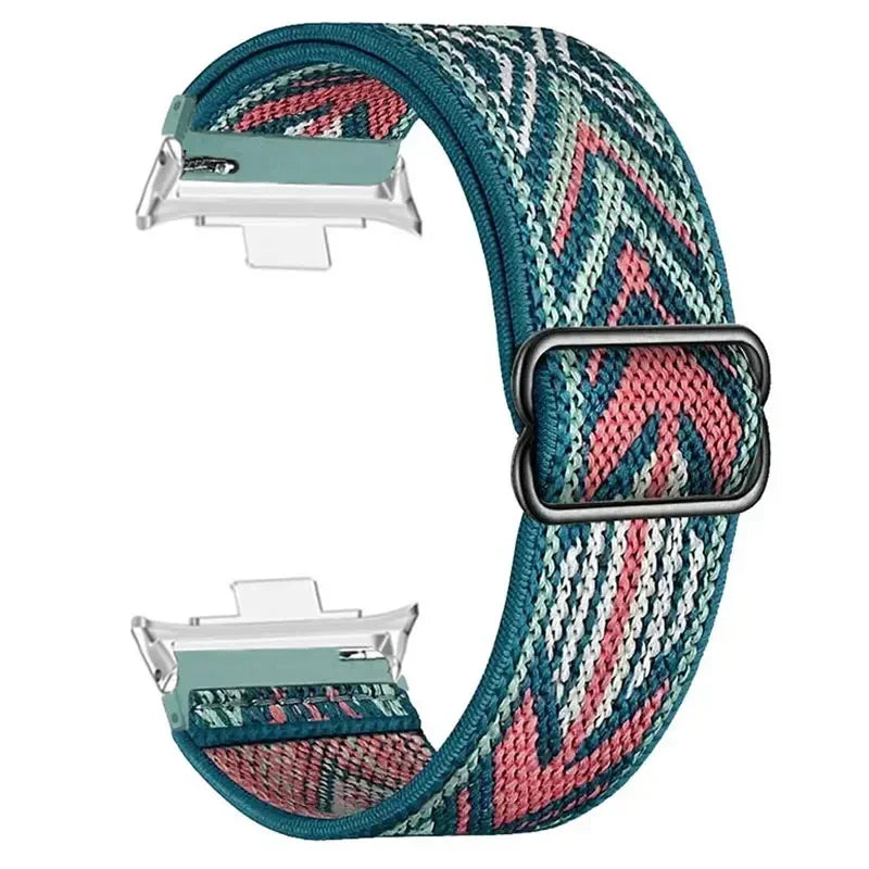 Elastic Nylon Strap For Redmi Watch 4 5 6 Replacement Women Men Solo Braided Watch Band Loop For Xiaomi Mi Band 8 Pro Bracelet