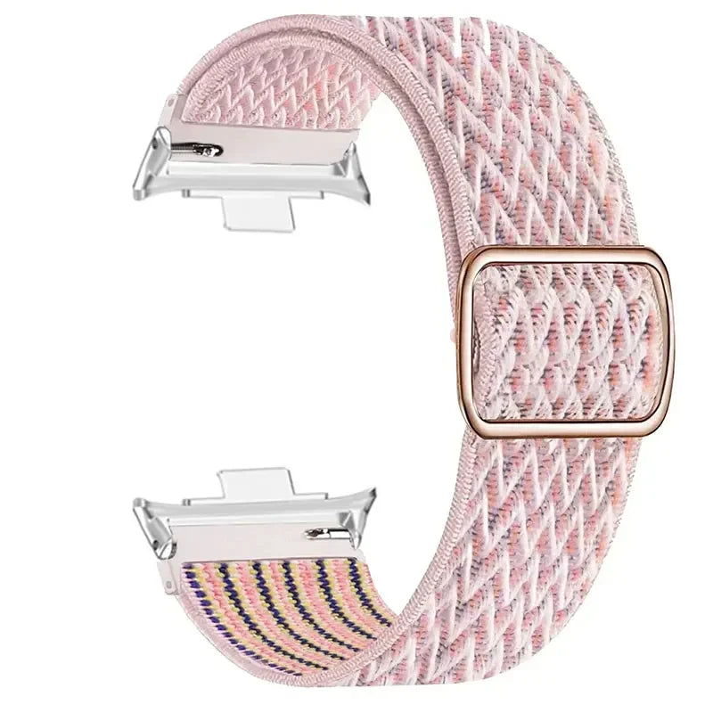 Elastic Nylon Strap For Redmi Watch 4 5 6 Replacement Women Men Solo Braided Watch Band Loop For Xiaomi Mi Band 8 Pro Bracelet